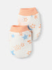Nautinati Infants' Cotton Printed Romper Set with Mittens and Cap