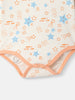 Nautinati Infants' Cotton Printed Romper Set with Mittens and Cap