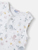 Nautinati Infant Boys' Patterened Muslin Cotton Clothing Set of Top and Pants