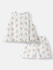 Nautinati Infant Boys' Patterened Muslin Cotton Clothing Set of Top and Pants