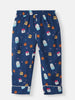 Nautinati Boys' All Over Printed Chest Pocket Shirt and Pyjama Set