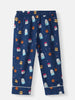 Nautinati Boys' All Over Printed Chest Pocket Shirt and Pyjama Set