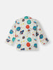 Nautinati Boys' Planet Print Chest Pocket Shirt and Pyjama Set