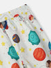 Nautinati Boys' Planet Print Chest Pocket Shirt and Pyjama Set