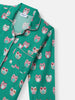 Nautinati Boys' Owl Print Chest Pocket Shirt and Pyjama Set
