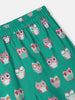 Nautinati Boys' Owl Print Chest Pocket Shirt and Pyjama Set