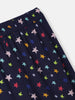 Nautinati Boys' Star Print Collar Neck Shirt and Matching Pants Nightsuit
