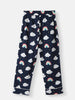 Nautinati Boys' Clouds and Rainbow Print Chest Pocket Shirt and Pyjama Set