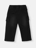 Nautinati Boys' Cotton Denim Faded Cargo Jeans