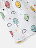 Nautinati Girls' Cotton Balloon Print Sleeveless Top and Shorts Coord Set