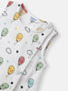 Nautinati Girls' Cotton Balloon Print Sleeveless Top and Shorts Coord Set