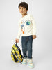 Boys Graphic Printed Round Neck Pullover Sweatshirt