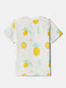 Nautinati Girls' Cotton Tops | Pack of 3 | Age 0 - 2 Years