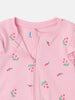 Nautinati Infant's Premium Cotton Graphic Printed Pack of 2 Sleepsuits