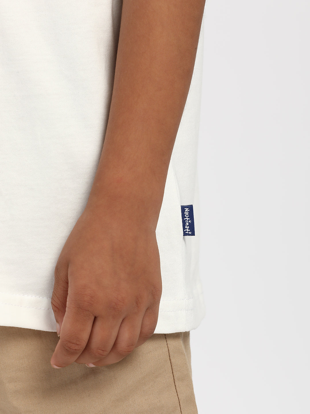 Nautinati Boys' Cotton Surfing Print T-shirt