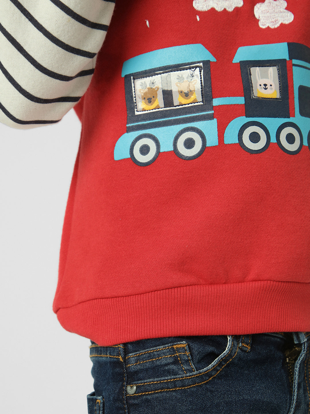 Boys Graphic Printed Drop Shoulder Sweatshirt