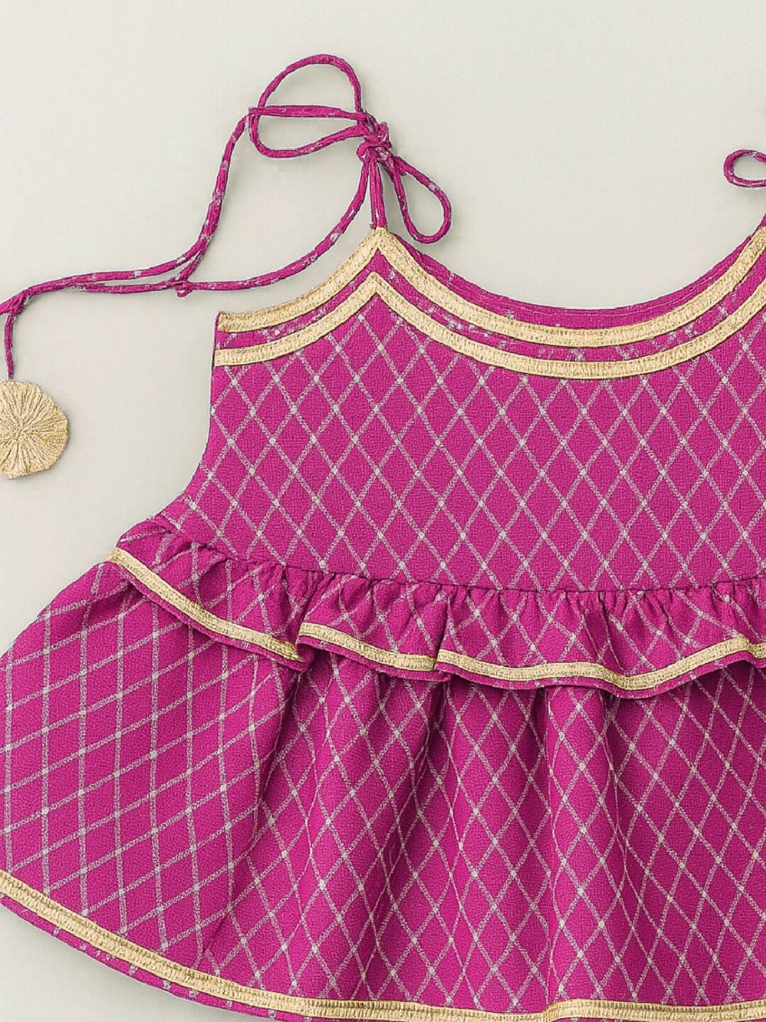 Nautinati Girls' Cotton Ethnic Festive Set | Age 2-10 Years