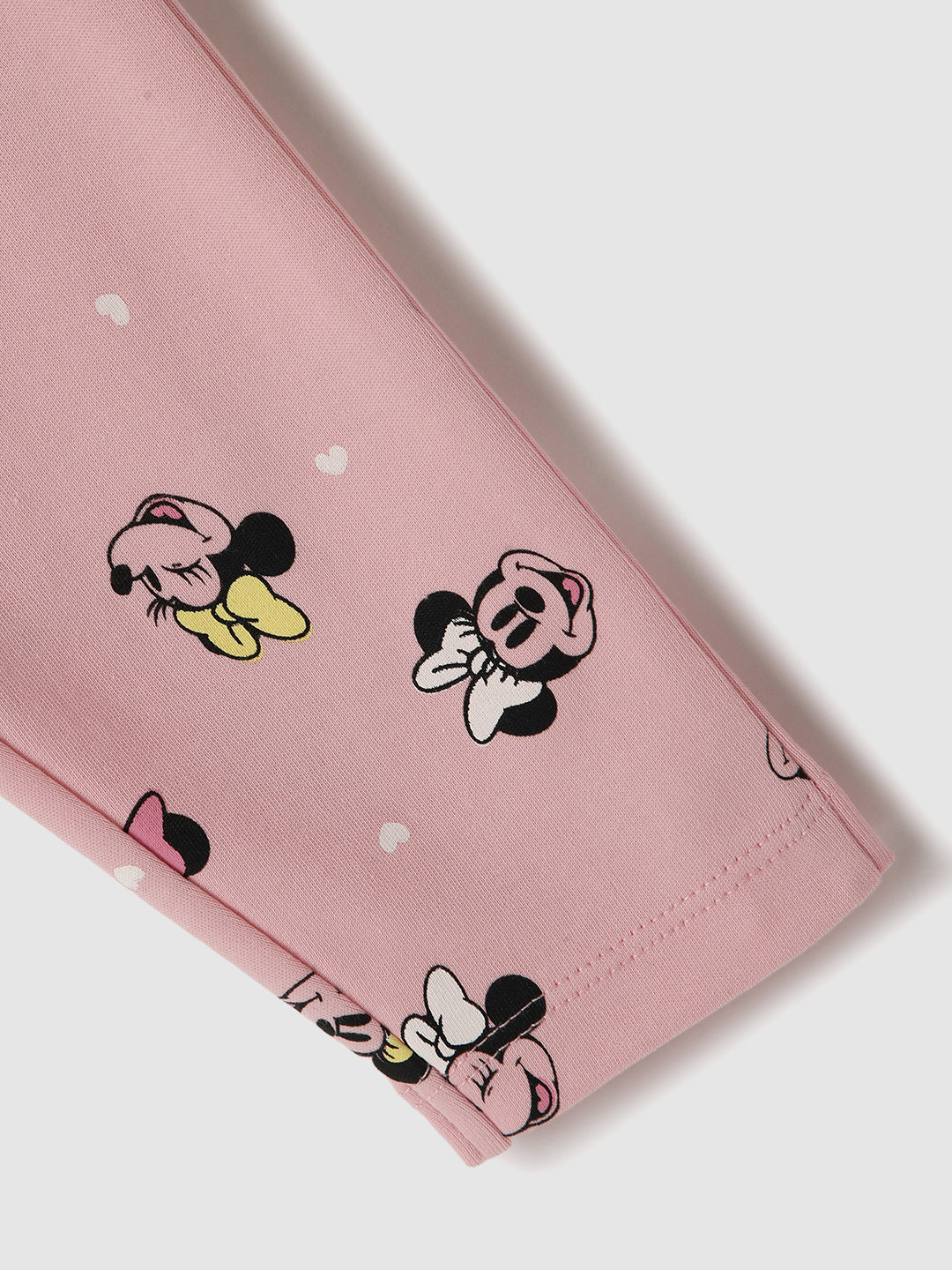 Nautinati Infant Girls’ Cotton Minnie Mouse Printed Top and Pants Set