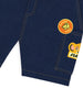 Nautinati Multicolour Graphic Printed Shirt and Denim Shorts Set for Boys