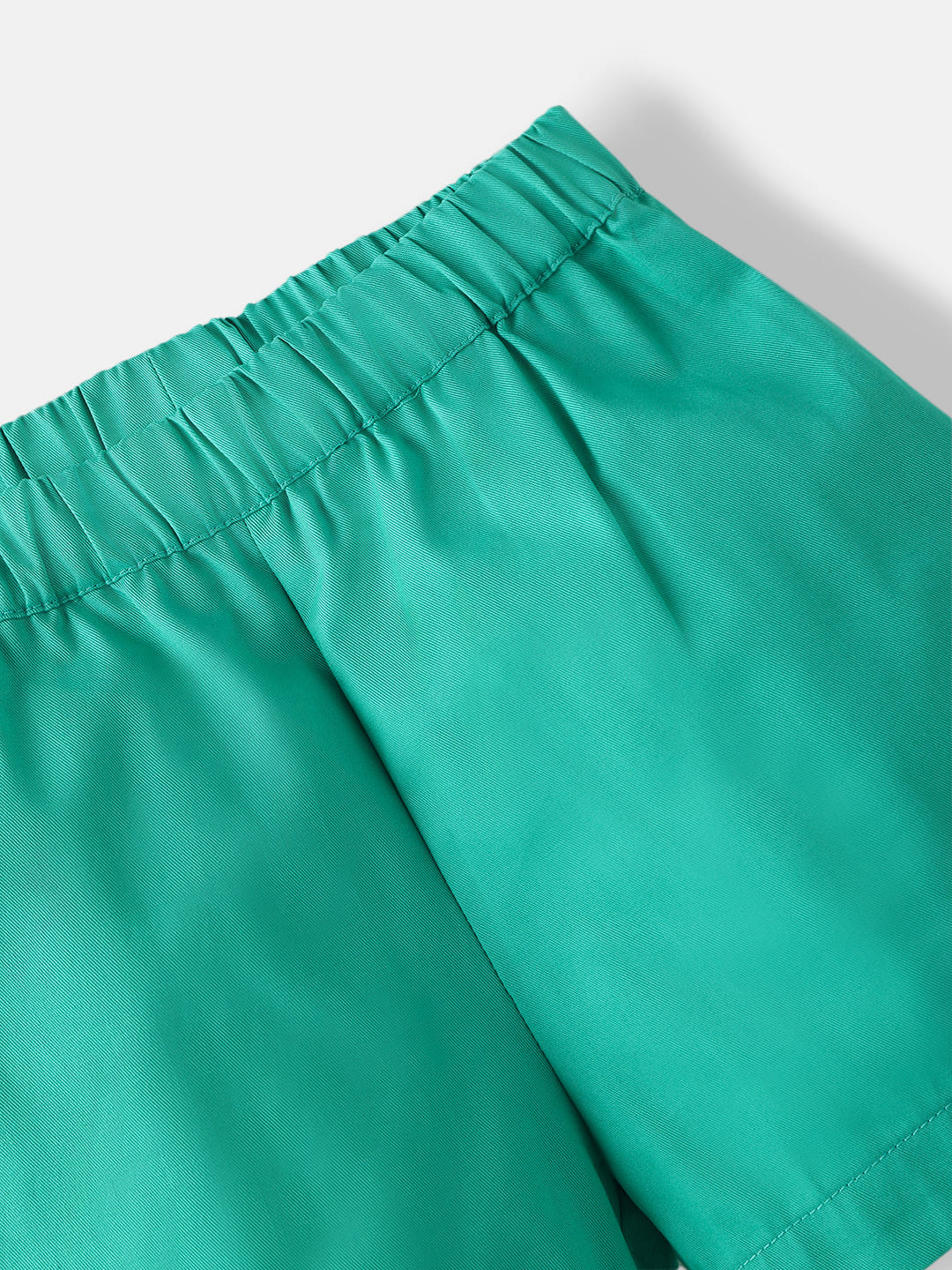 Nautinati Girls' Printed Ruffle Sleeves Top with Solid Shorts