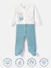 Nautinati Soft Cotton Romper Sleepsuit For Infants Newborn Baby Boys & Girls With Front Open Buttons