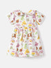 Nautinati Soft Cotton Dress for Infants Newborn Baby Girls