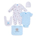 Nautinati Newborn Baby Clothing Gift Set of 5 Items, 0-6 months