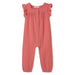 Nautinati Girls Ruffle Sleeve Sleepsuit |Textured Cotton| Age 3 - 24 Months