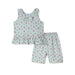 Nautinati Girls All-over Print T-shirt and Shorts Set| Cotton | Age 0 - 24 Months