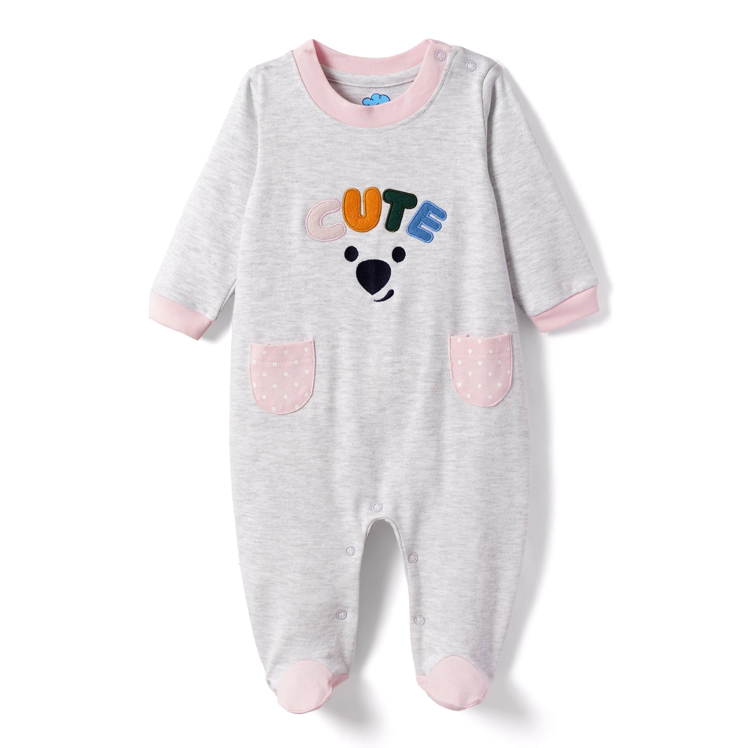 Nautinati Soft Cotton Romper Sleepsuit For Infants Newborn Baby Boys & Girls