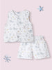 Nautinati Infant Boys' Patterened Muslin Cotton Clothing Set of Top and Pants
