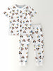 Nautinati Boys' Cotton Mickey & Donald Duck Printed T-shirt and Joggers