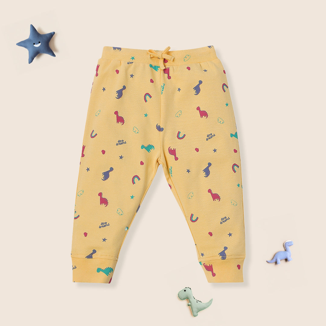 Nautinati Infants 100% Cotton Printed Ankle-length Pants