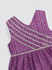 Nautinati Purple Festive Ethnic Set for Girls Cotton Comfort & Style