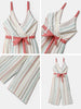 Nautinati Multicolour Strpied Jumpsuit for Girls