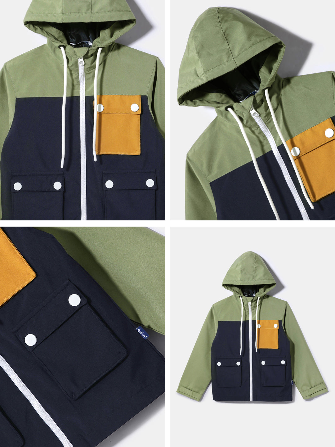 Nautinati Boys' 3-pocket Jacket |Colourblocked| Age 2 - 10 Years
