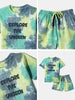 Nautinati Boys' Cotton T-shirt and Shorts Set | Tie and Dye |  Age 2 - 10 Years