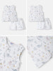 Nautinati Infant Boys' Patterened Muslin Cotton Clothing Set of Top and Pants