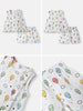 Nautinati Girls' Cotton Balloon Print Sleeveless Top and Shorts Coord Set
