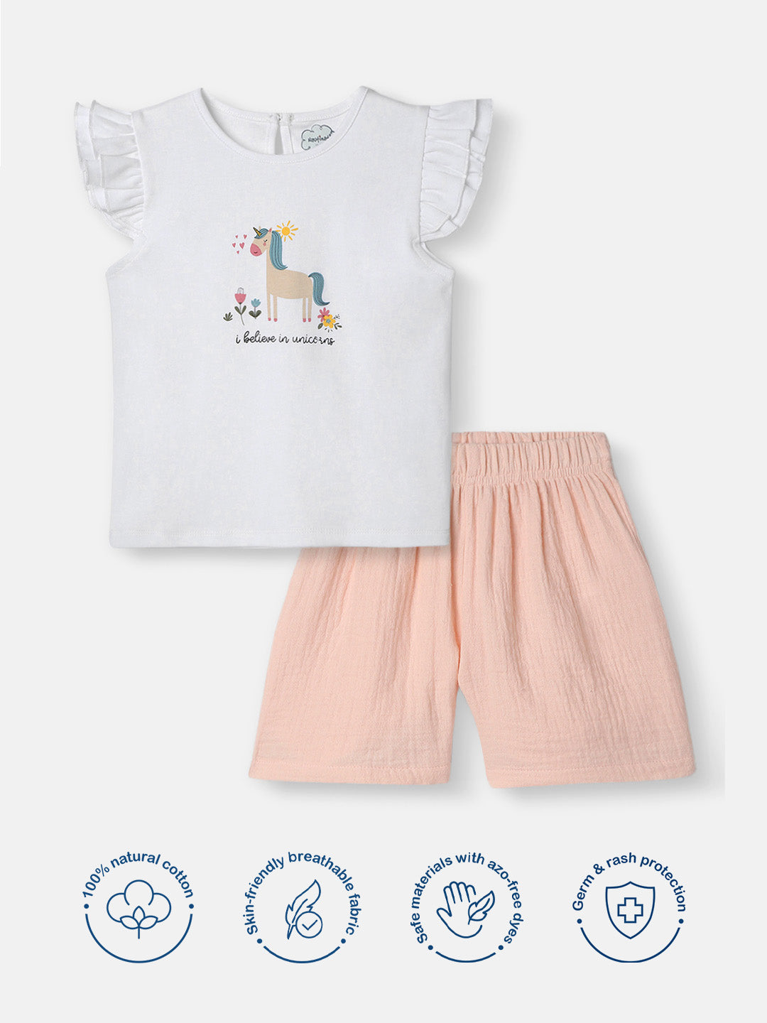 Nautinati Girls Party Wear Clothing Set | Age 0 - 2 Years