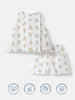 Nautinati Infant Boys' Patterened Muslin Cotton Clothing Set of Top and Pants