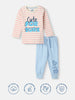 Nautinati Infant Boys Cotton Striped and Graphic Print T-shirt and Joggers Set