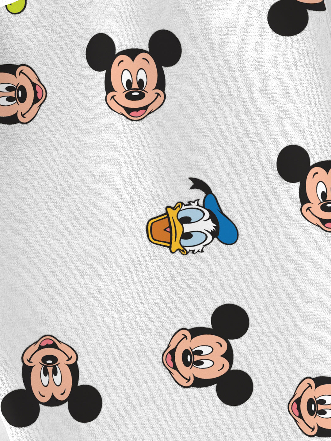 Nautinati Boys' Cotton Mickey & Donald Duck Printed T-shirt and Joggers
