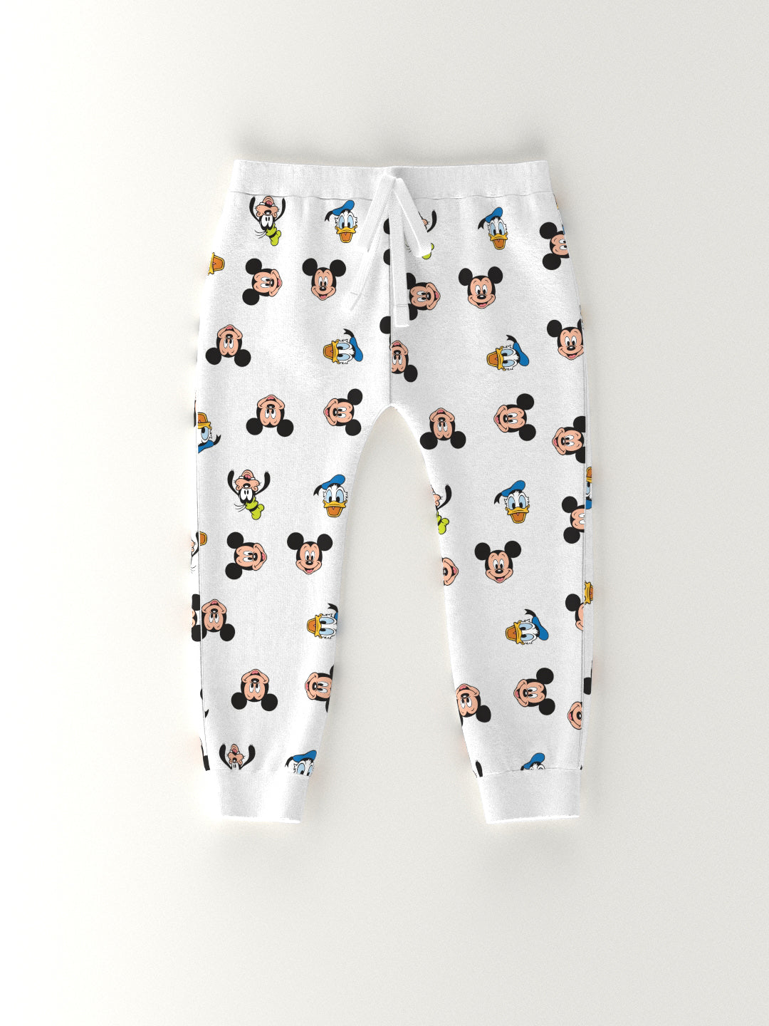 Nautinati Boys' Cotton Mickey & Donald Duck Printed T-shirt and Joggers