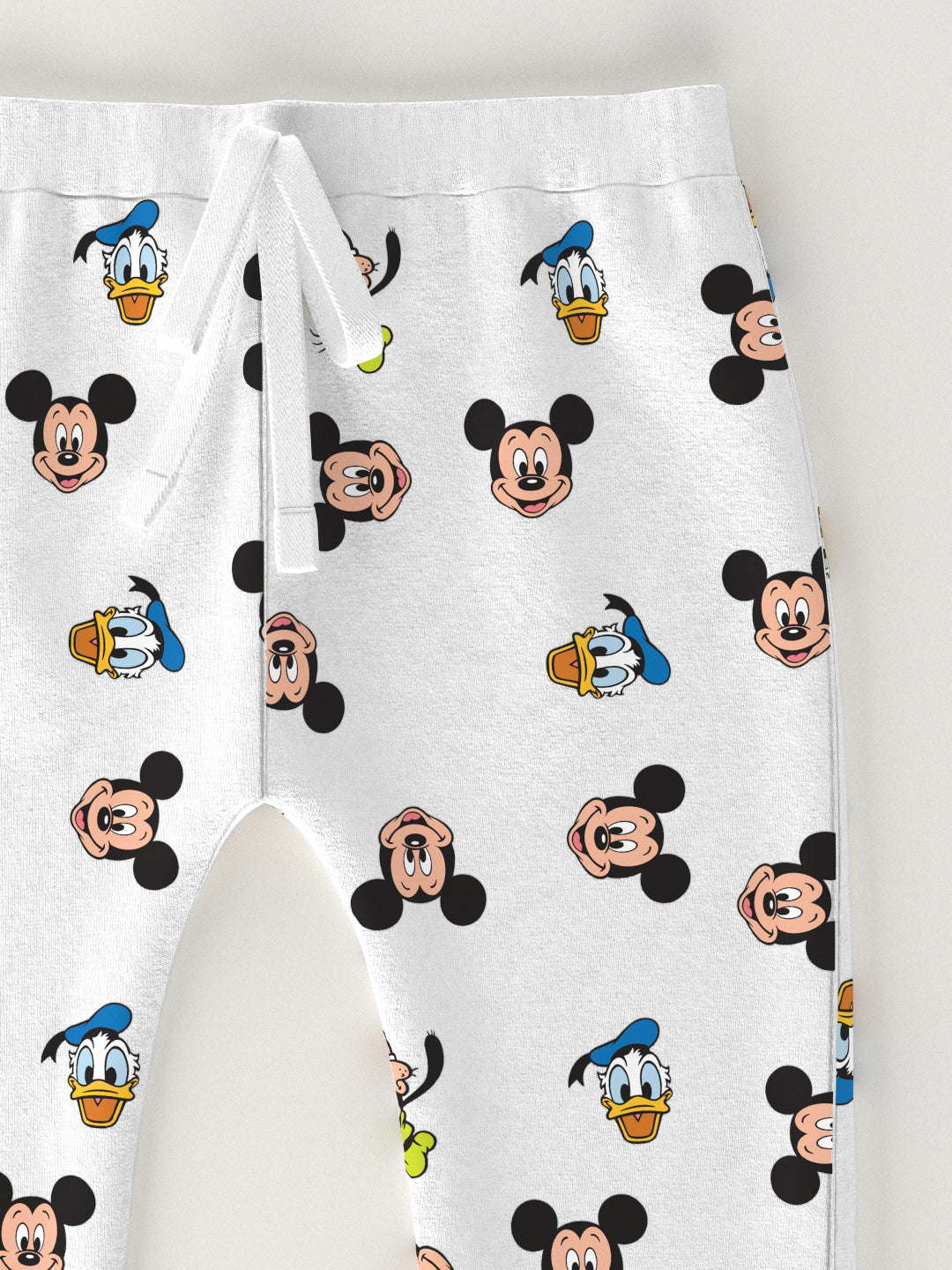 Nautinati Boys' Cotton Mickey & Donald Duck Printed T-shirt and Joggers