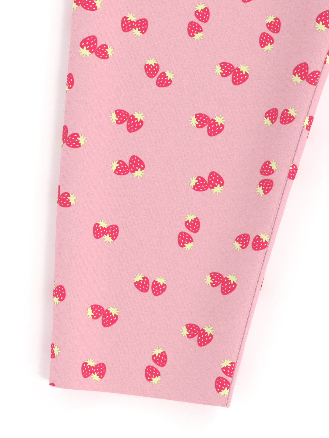 Nautinati's Girls' Cotton All-over Strawberry Print Leggings