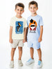 Nautinati Boys' Pack of 2 Cotton Beach Graphic Printed T-shirts