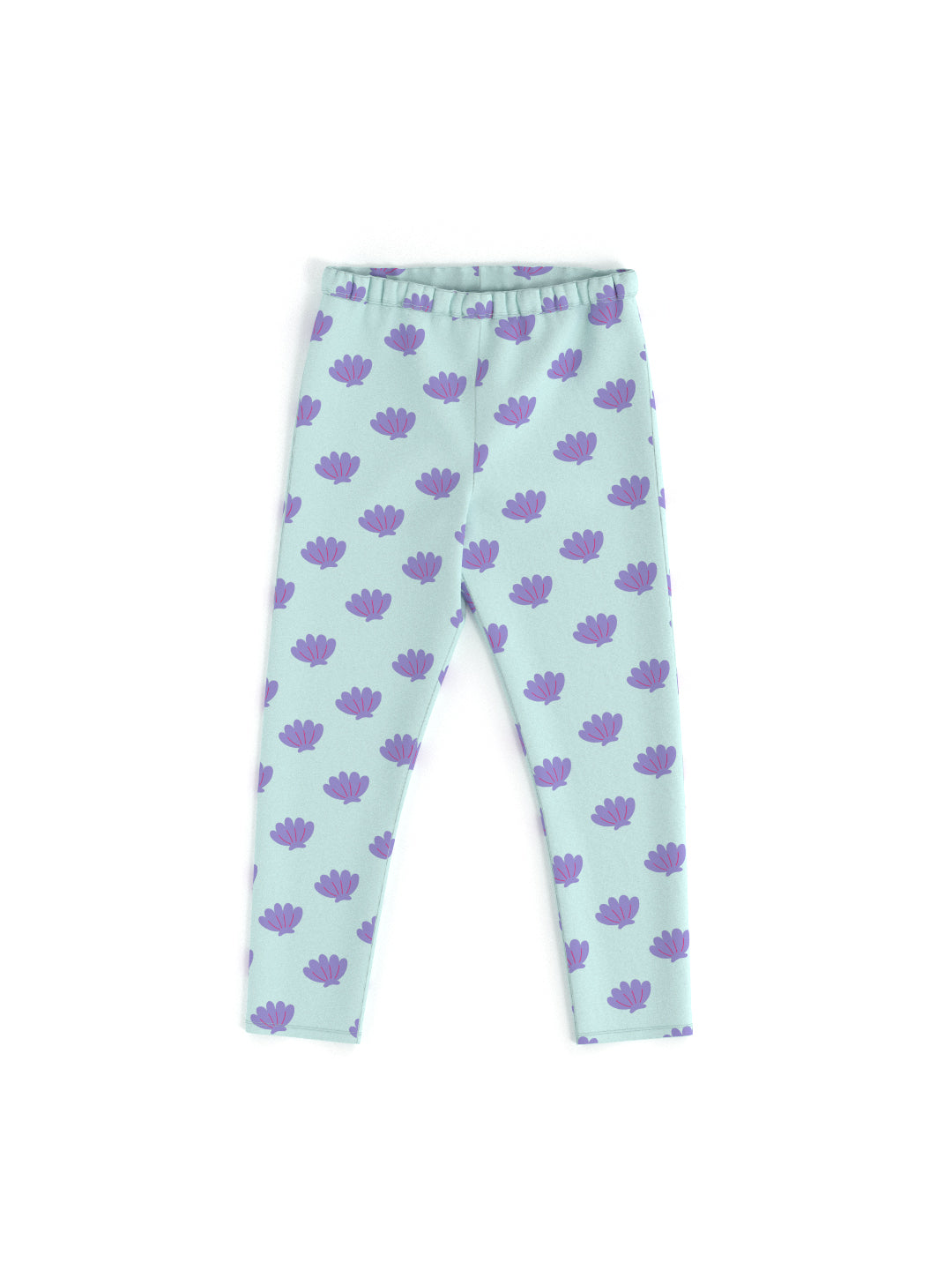 Nautinati's Girls' Cotton Pack of 2 Printed Leggings