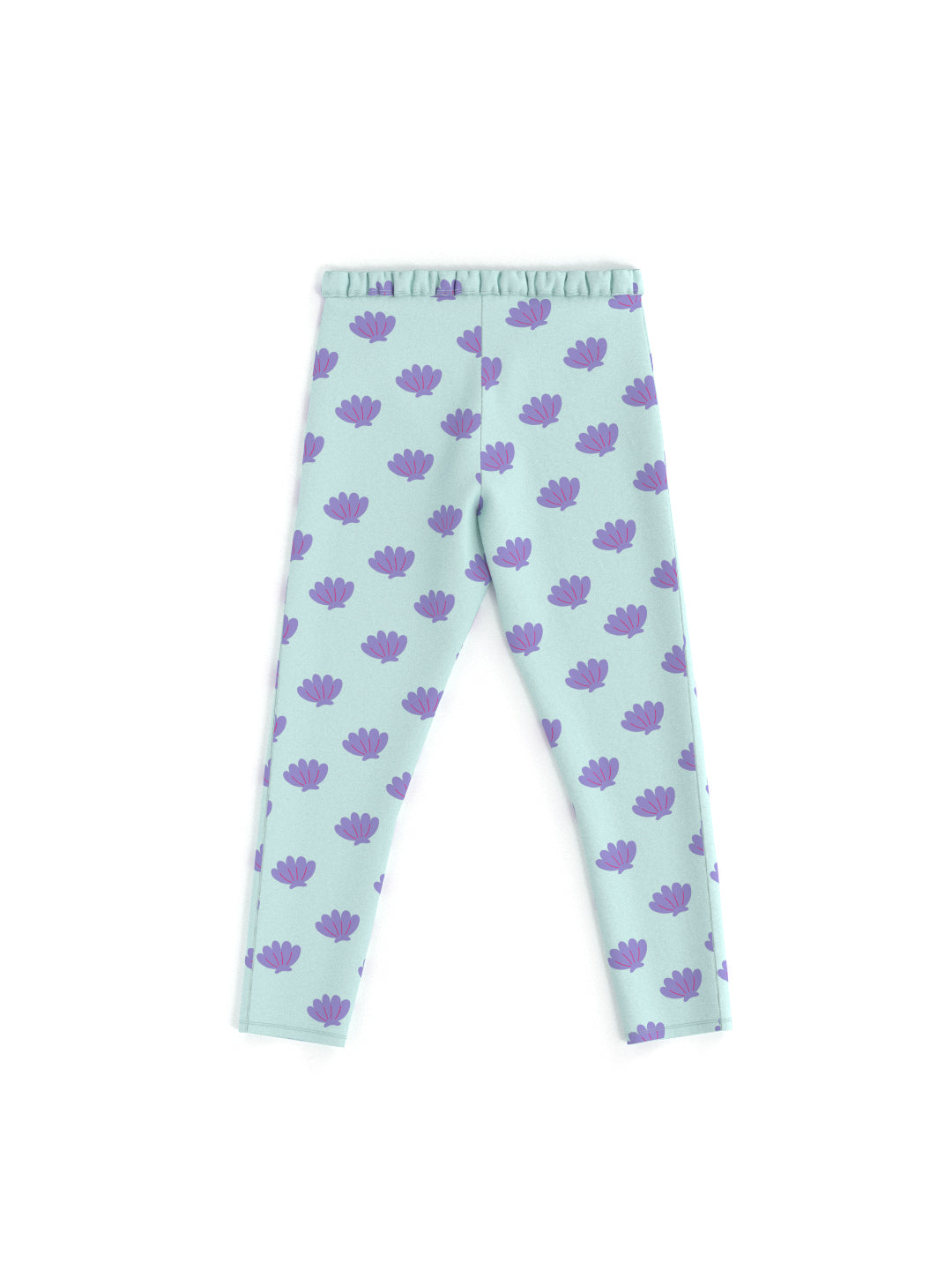 Nautinati's Girls' Cotton Pack of 2 Printed Leggings