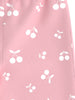 Nautinati's Girls' Cotton Pack of 2 Solid and All-over Cherry Print Leggings
